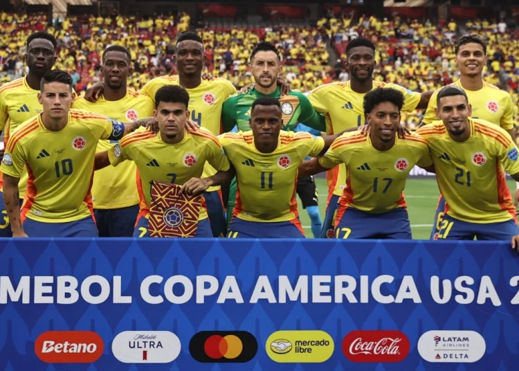 Equipo Selección Colombia vs. Brasil fecha 3 Copa América martes 2 de julio