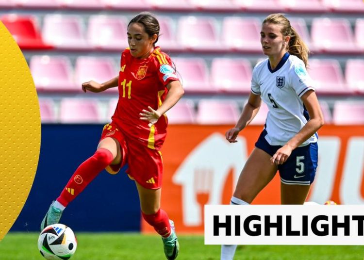 England out of U19 Euros following defeat by Spain