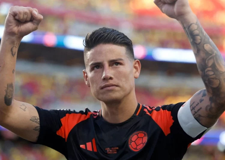 James Rodríguez: "Empatar con un rival súper complicado quiere decir que vamos bien"