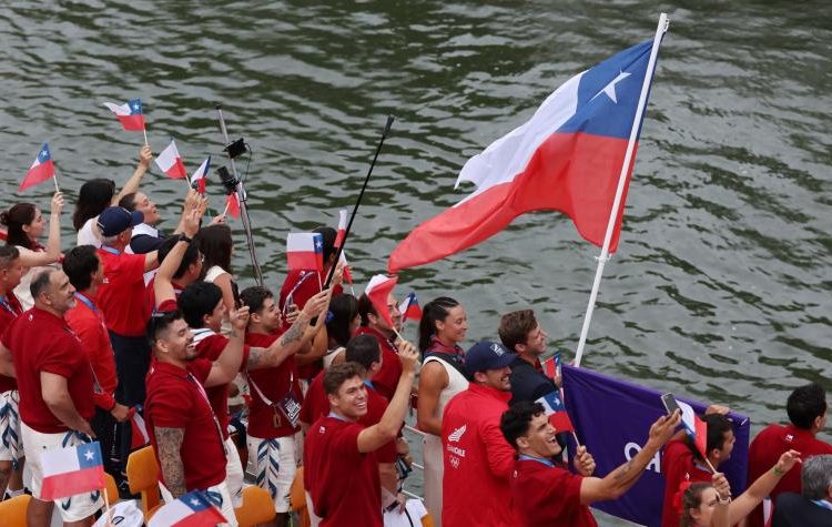 La aparición del Team Chile en la inauguración de los Juegos Olímpicos Paris 2024 - Te Caché!