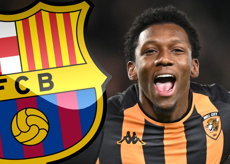 La estrella del Hull City, Jaden Philogene, de 22 años, se prepara para desairar al BARCELONA mientras los nuevos chicos de la Premier League se alinean para una doble transferencia de £ 35 millones