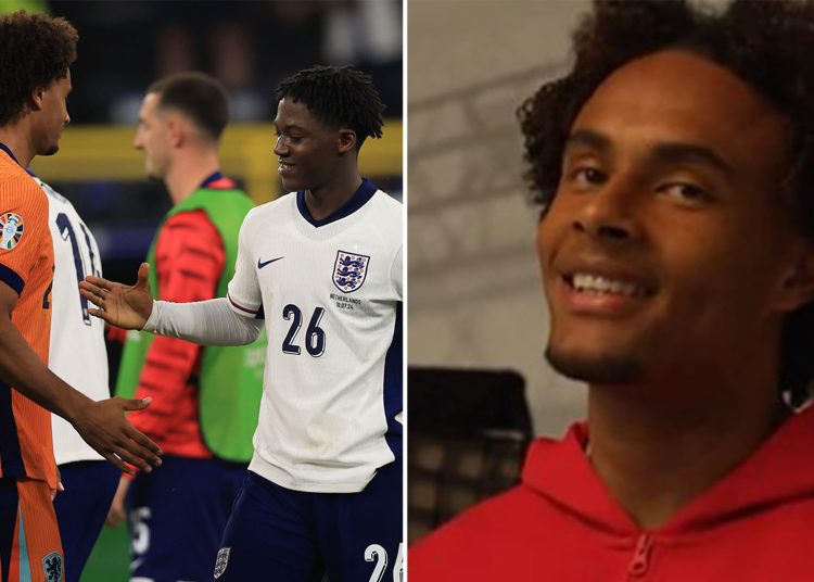 La nueva estrella del Manchester United, Joshua Zirkzee, revela lo que le dijo Kobbie Mainoo después de la victoria de Inglaterra sobre Holanda