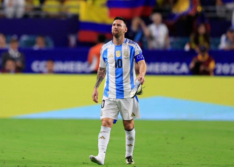 Lionel Messi fuera por tiempo indefinido por lesión de ligamento en el tobillo, dice Inter Miami