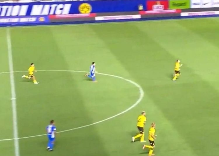 Los goles de la humillante derrota del Dortmund por 4-0 en Tailandia