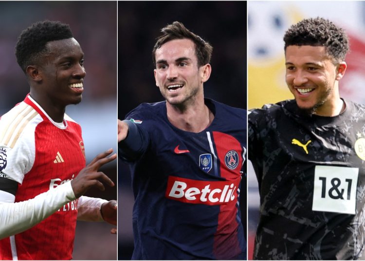 Ruiz Arsenal, Sancho PSG, Nketiah Marsella