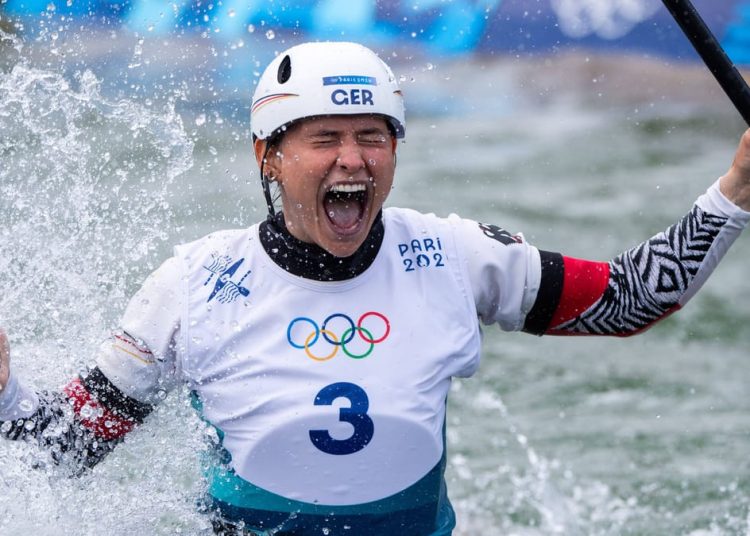 Slalom alemán Canutin Elena Lilik holt Silber