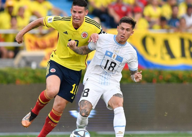 Uruguay x Colombia EN VIVO - 0 x 1 - Descanso