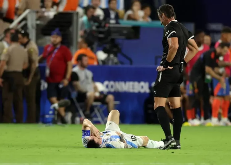 Video lesión de Lionel Messi en la final de la Copa América contra Colombia