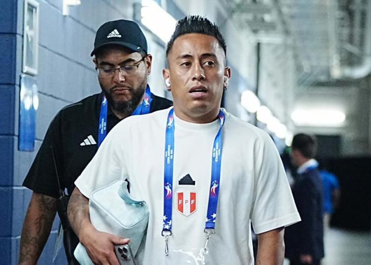 Christian Cueva en la Selección Peruana. Foto: FPF