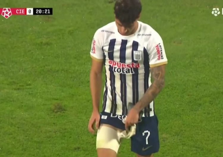 A los 20’: Zanelatto se lesionó y tuvo que ser cambiado en el Alianza Lima vs. Cienciano