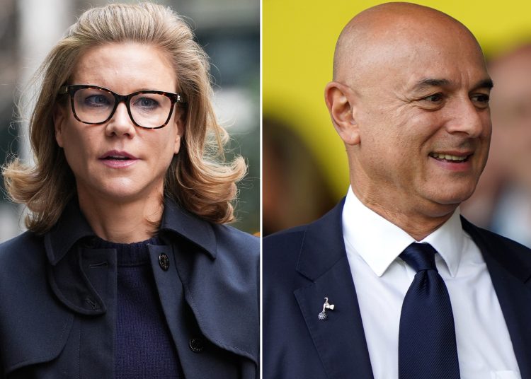 Amanda Staveley quiere comprar una participación en el Tottenham y el ex copropietario del Newcastle recibe el respaldo de "dinero importante" de Oriente Medio