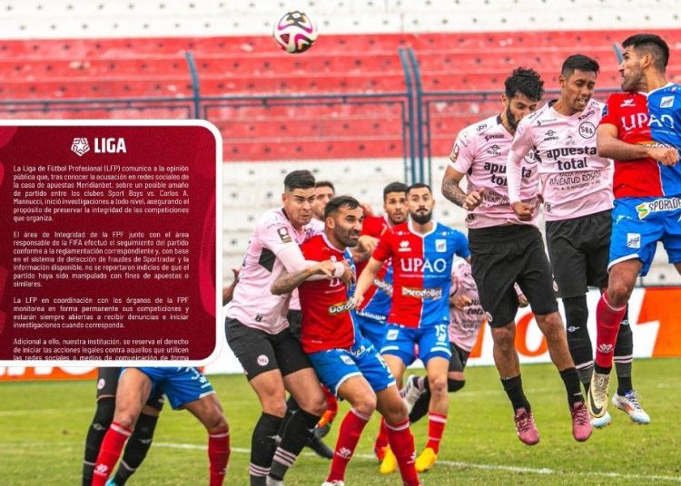 Finalmente la LFP emitió un comunicado tras la denuncia de un supuesto arreglo de partido entre Boys y Mannucci. Foto: Facebook Carlos Mannucci - Liga de Fútbol Profesional