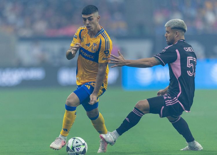 Tigres vence a un Inter Miami sin estrellas y se adueña del liderato