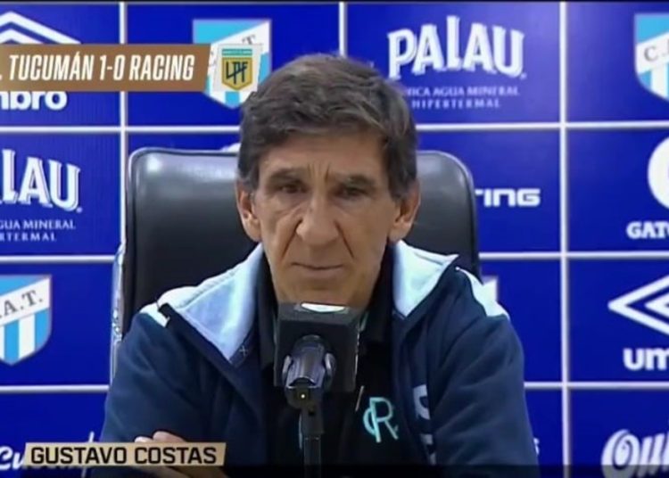 Costas, muy duro con la actitud de Racing: "Falto hambre y ganas para pelear cada pelota como la última" :: Olé