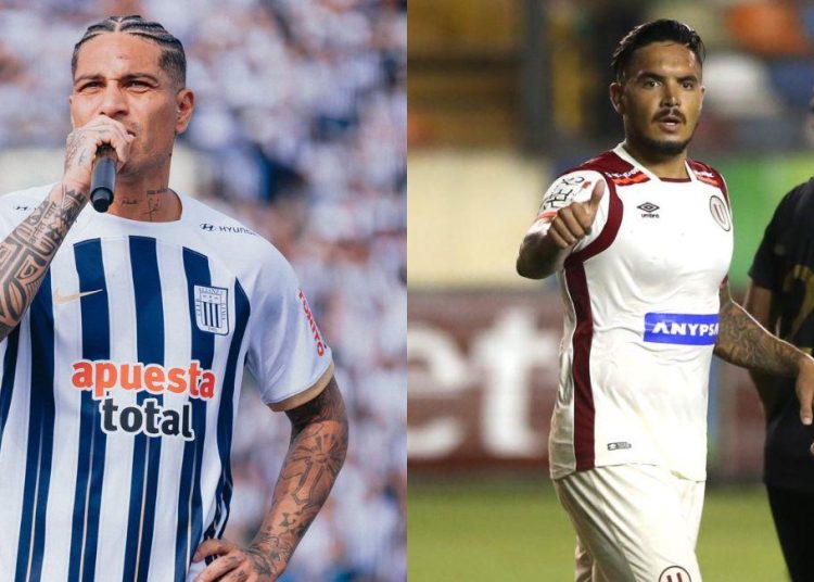 Paolo Guerrero y Juan Manuel Vargas. Foto: Twitter @ClubALoficial / Andina