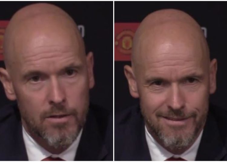 "Lo siento por ti": el incómodo enfrentamiento de Ten Hag con un periodista tras la terrible derrota del Manchester United ante el Liverpool