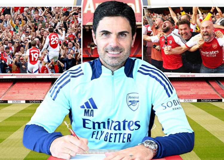 Mikel Arteta firma un contrato de tres años con el Arsenal en medio de temores de que se una al Barcelona para reforzar su plantilla antes del derbi del norte de Londres