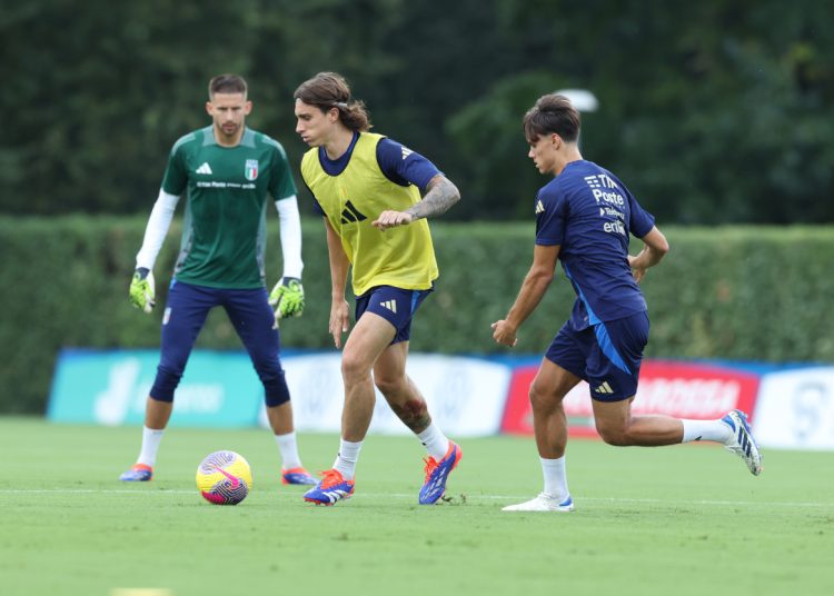 Spalletti somete a duras pruebas a los jugadores italianos en su primer entrenamiento, 2 de septiembre