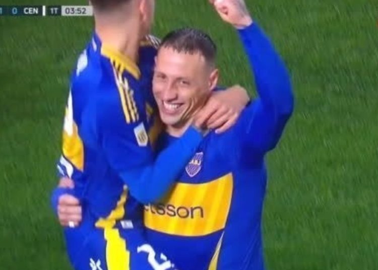 Video: el golazo de tiro libre de Lema para el 1-0 de Boca :: Olé