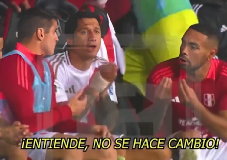 “¡Entiende, no se hace ese cambio!”: Callens y Lapadula ‘explotaron’ tras ser sustituidos [VIDEO]